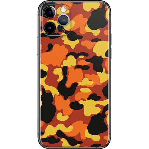 Orange Camo iPhone 11 Pro Skin